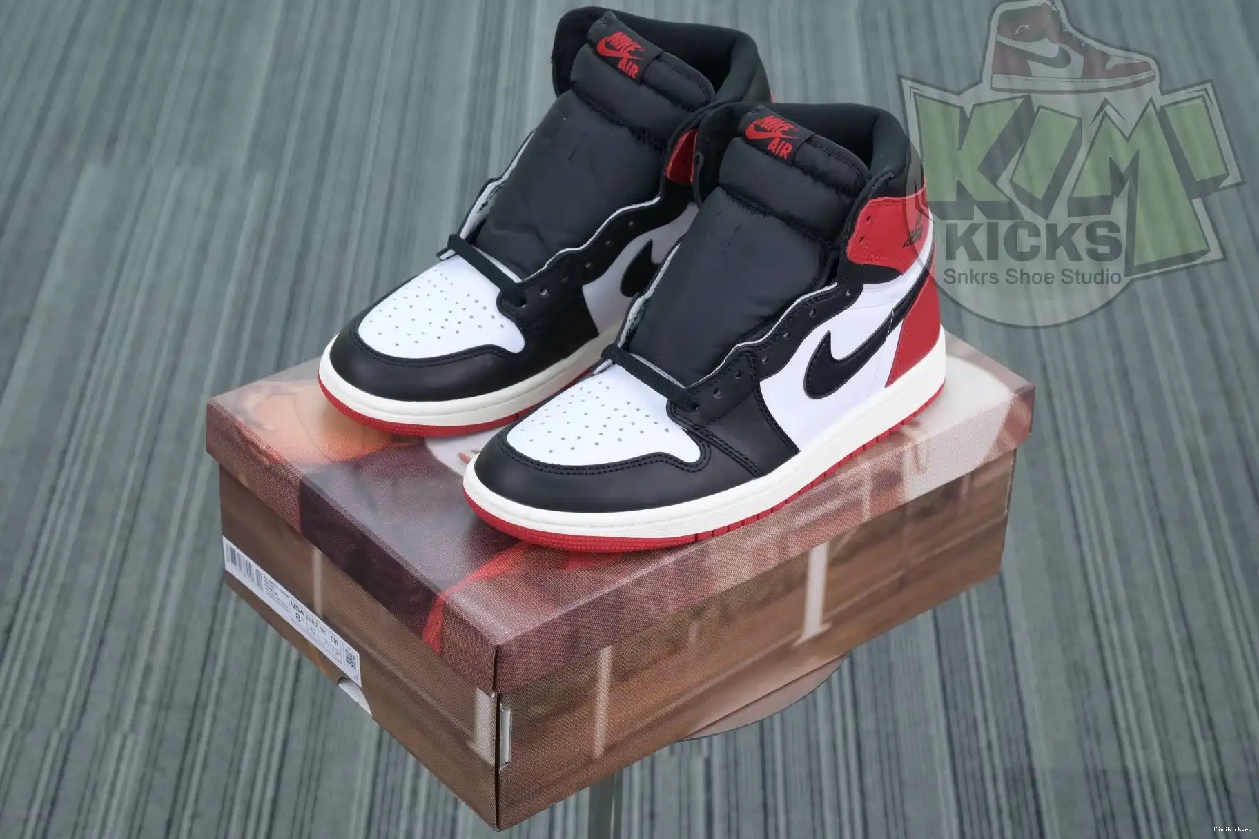 Toe Jordan OG“Black Kimikick Jordan Air 1High Reimagined” 0523